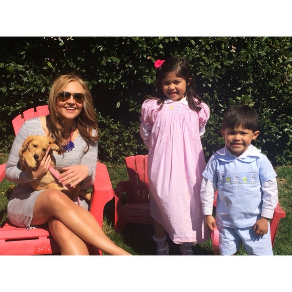 Banana Republic Grey and White, Ruched, V-Neck, Body Con Dress, Size Medium - Picture 11 of 17